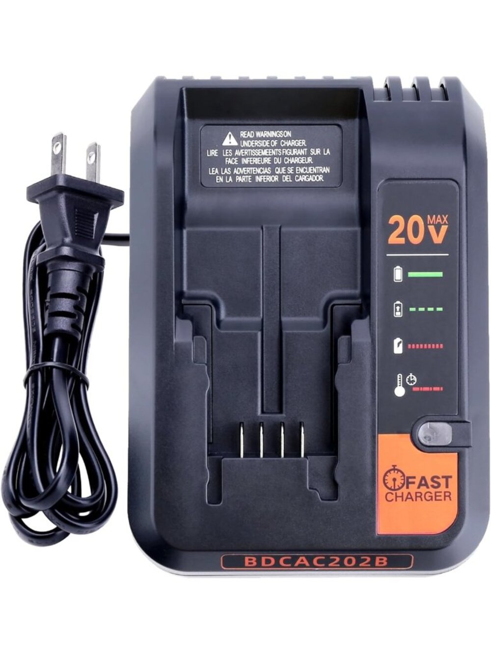 20V Fast Charger for Lithium Batteries - Compatible with 12V Max Drill & Tools
